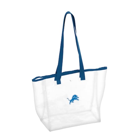 Logo Brands Detroit Lions Stadium Clear Tote 611-65P
